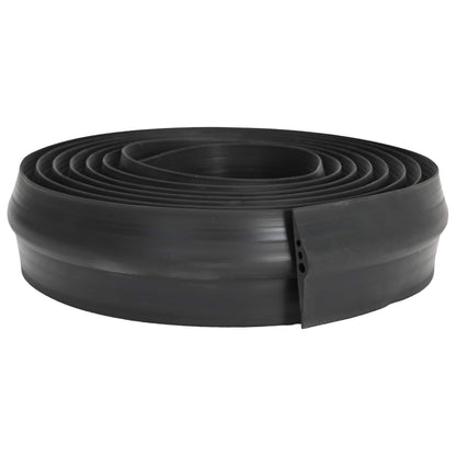 vidaXL Garage Floor Seal Black 78 x 14 mm 5.5 m EPDM Rubber