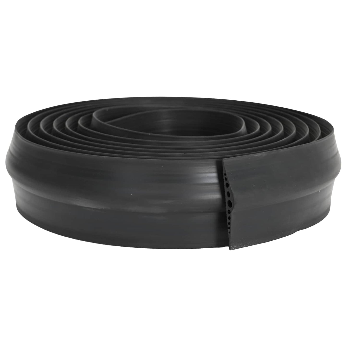 vidaXL Garage Floor Seal Black 155 x 28 mm 10 m EPDM Rubber