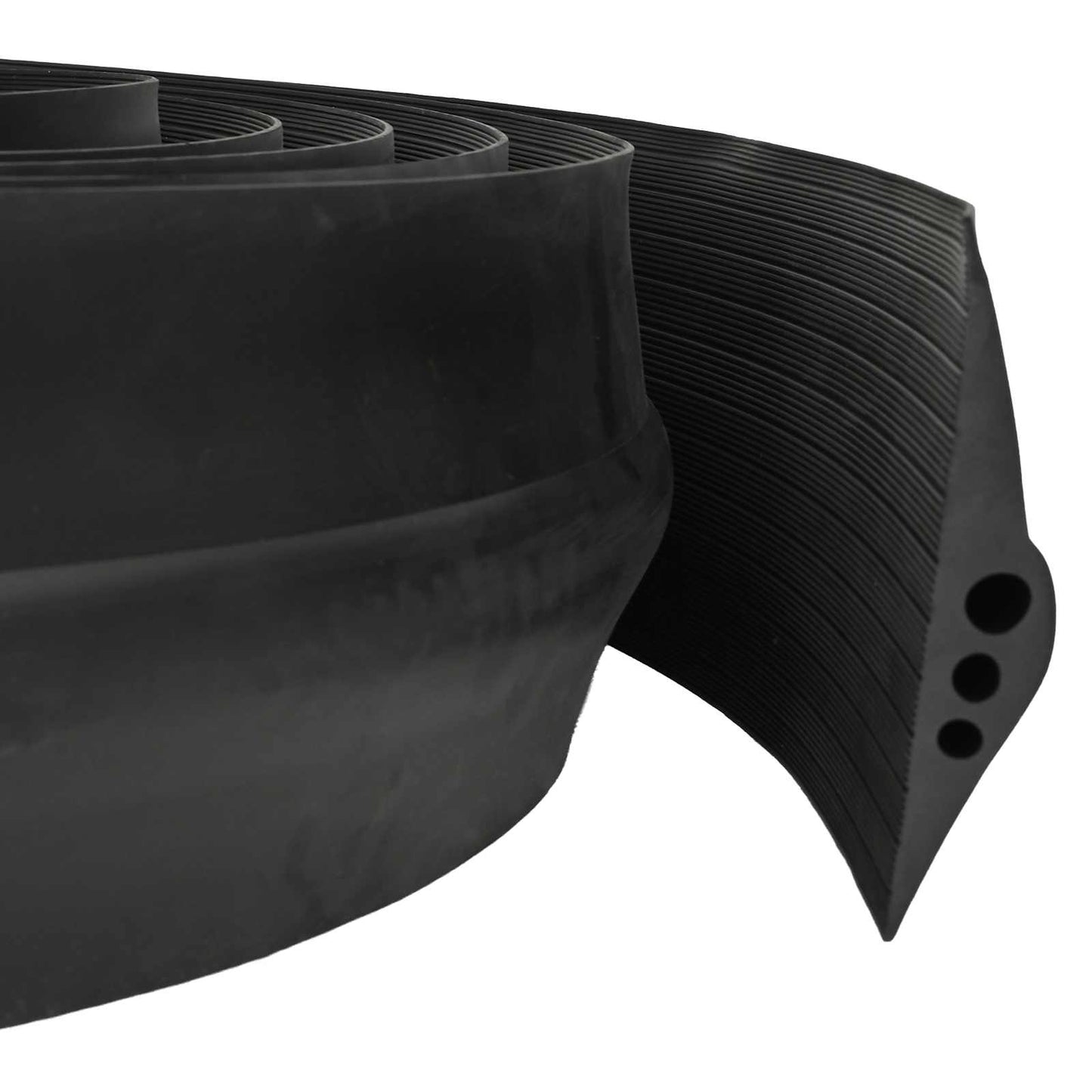 vidaXL Garage Floor Seal Black 74 x 20 mm 8 m EPDM Rubber