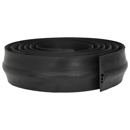 vidaXL Garage Floor Seal Black 74 x 20 mm 10 m EPDM Rubber