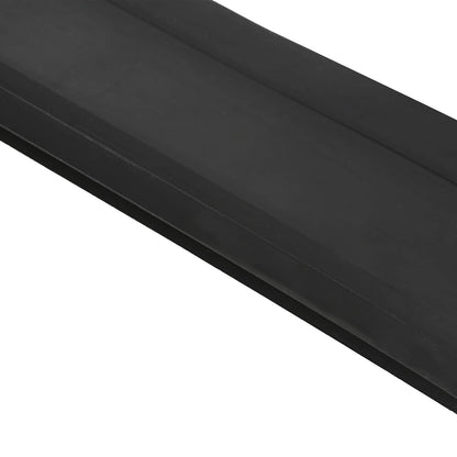 vidaXL Garage Door Seal Black 52 x 2 mm 4.5 m PVC