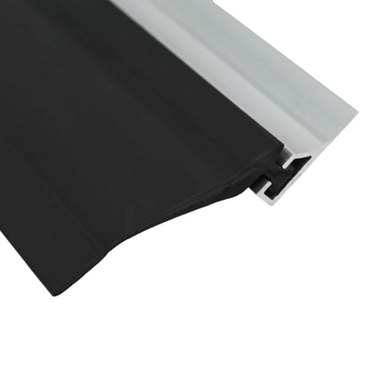 vidaXL Garage Door Seal Black 52 x 2 mm 4.5 m PVC
