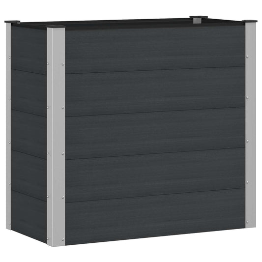 vidaXL Garden Raised Bed Black 100 x 50 x 91 cm