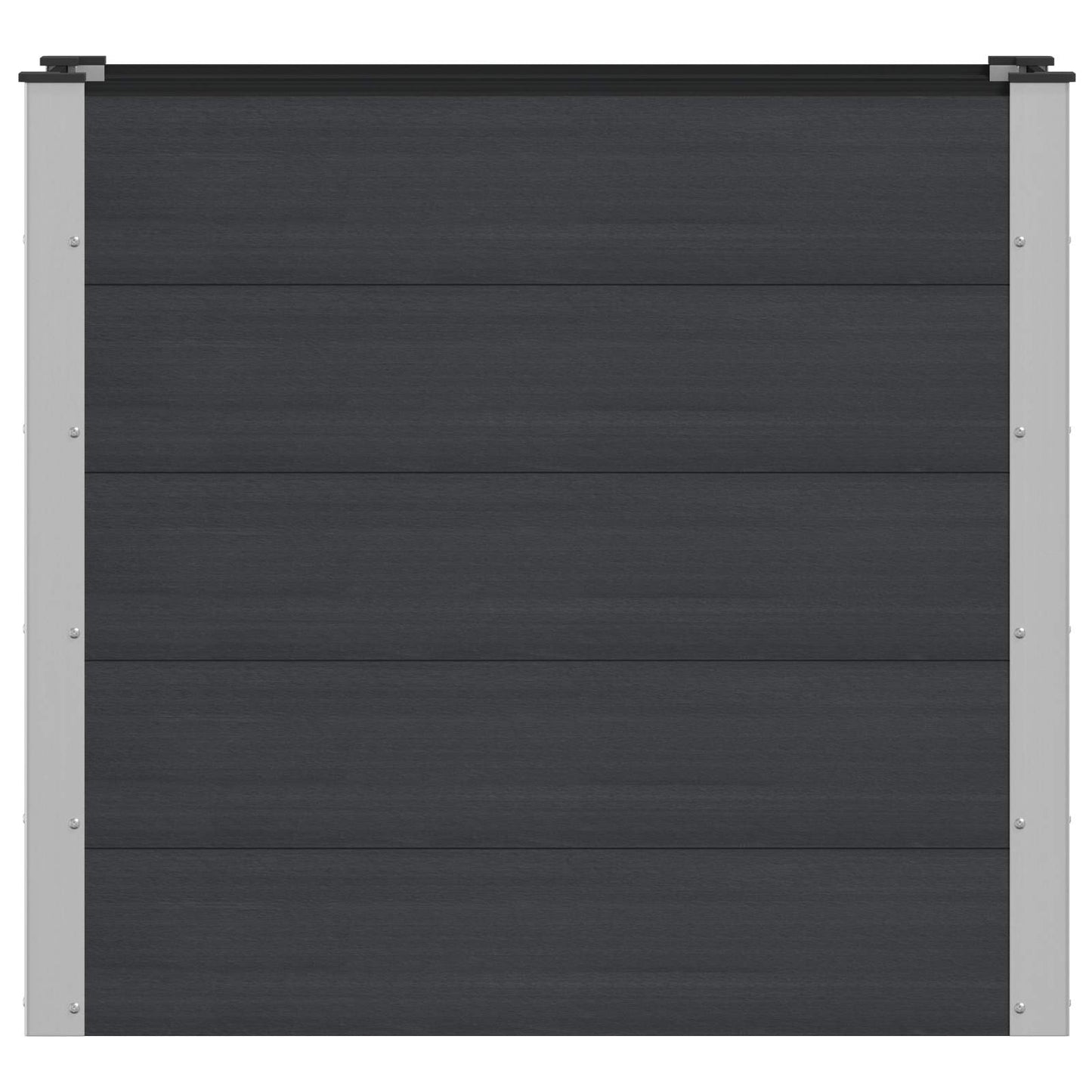 vidaXL Garden Raised Bed Black 100 x 50 x 91 cm