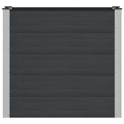 vidaXL Garden Raised Bed Black 100 x 50 x 91 cm
