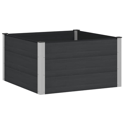 vidaXL Garden Raised Bed Black 100 x 100 x 54 cm
