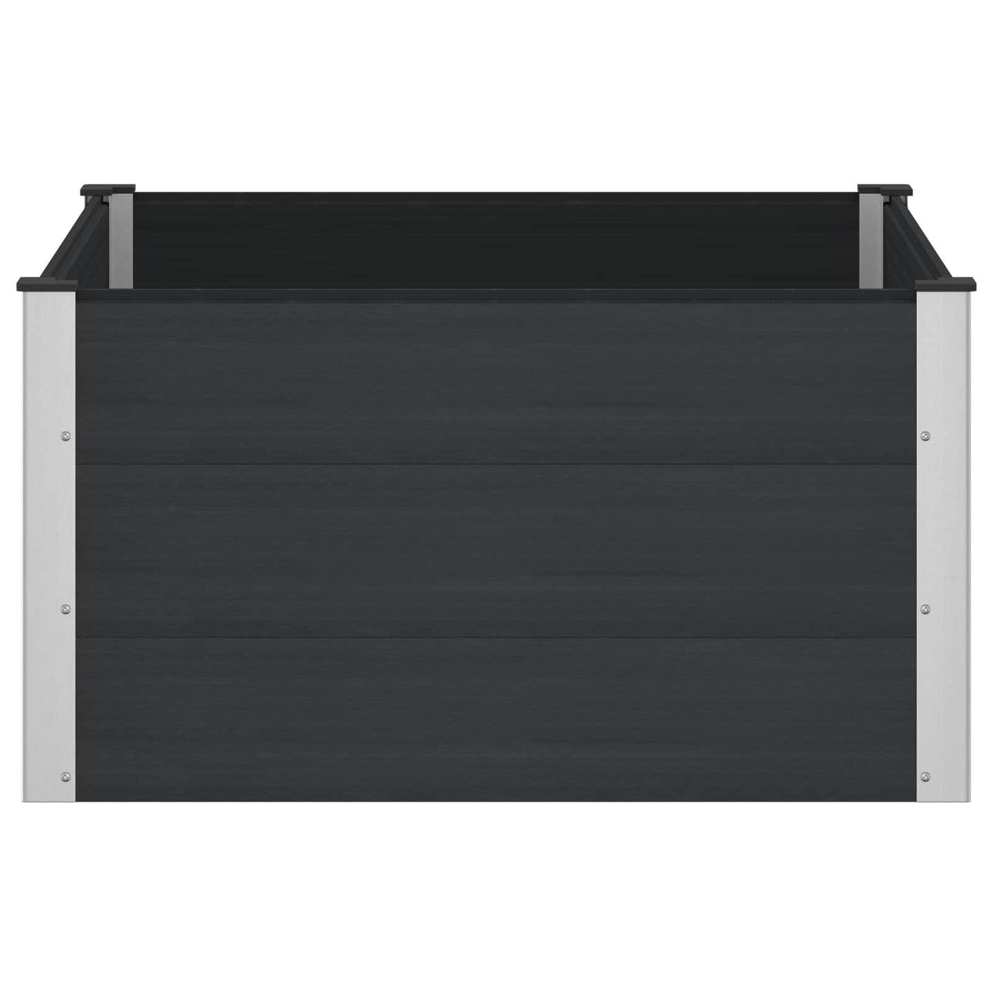 vidaXL Garden Raised Bed Black 100 x 100 x 54 cm