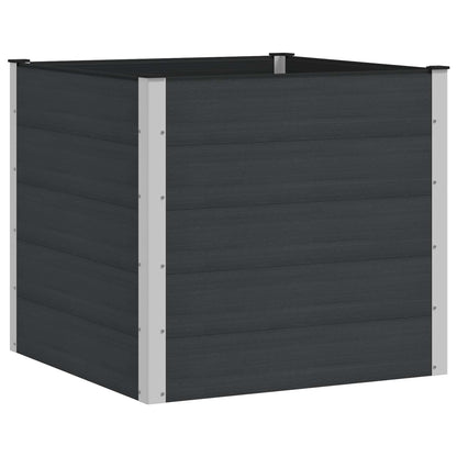 vidaXL Garden Raised Bed Black 100 x 100 x 91 cm