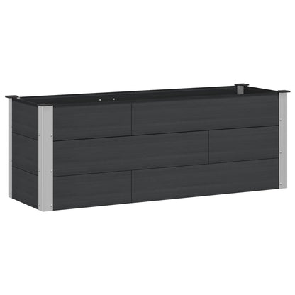 vidaXL Garden Raised Bed Black 150 x 50 x 54 cm