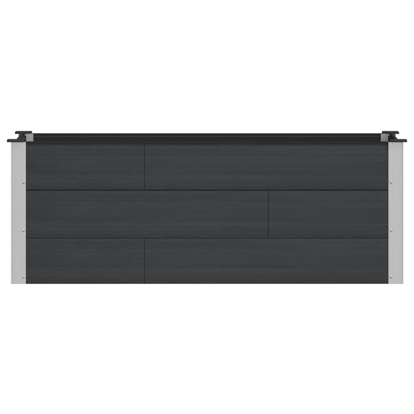 vidaXL Garden Raised Bed Black 150 x 50 x 54 cm