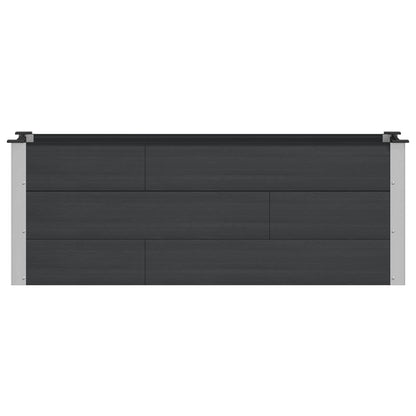 vidaXL Garden Raised Bed Black 150 x 50 x 54 cm