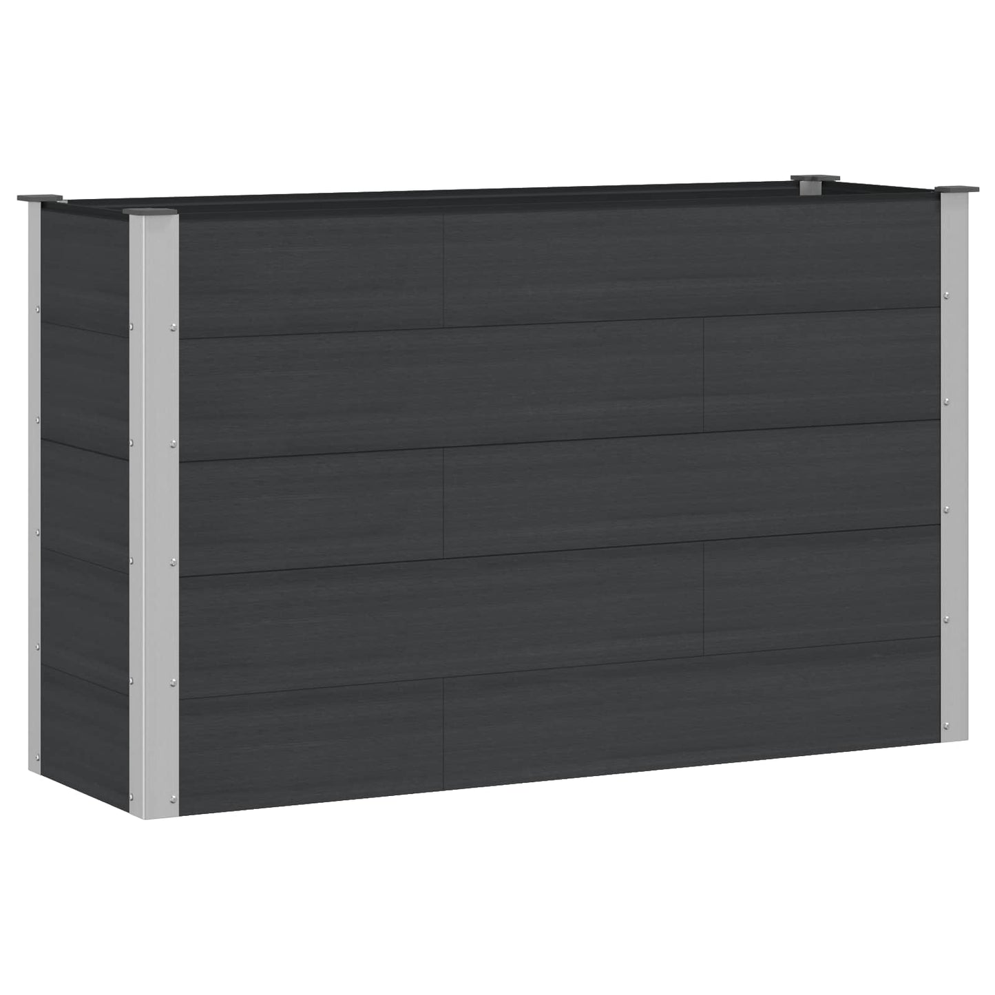 vidaXL Garden Raised Bed Black 150 x 50 x 91 cm