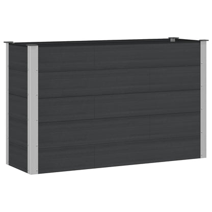 vidaXL Garden Raised Bed Black 150 x 50 x 91 cm