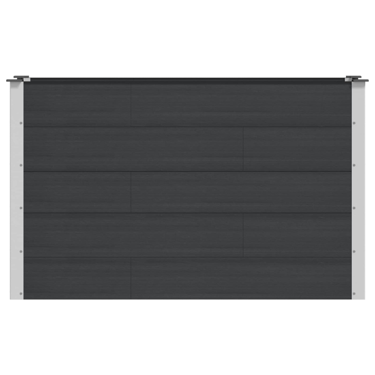 vidaXL Garden Raised Bed Black 150 x 50 x 91 cm