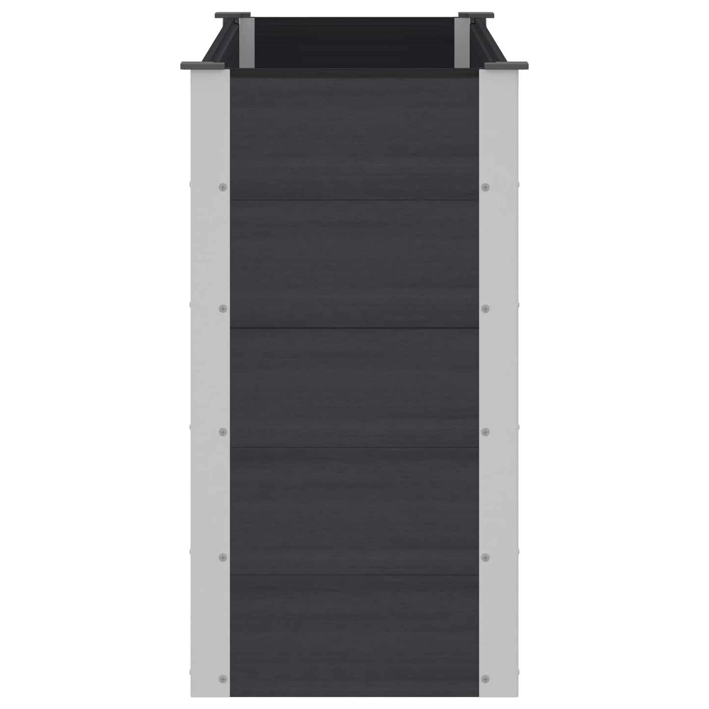 vidaXL Garden Raised Bed Black 150 x 50 x 91 cm