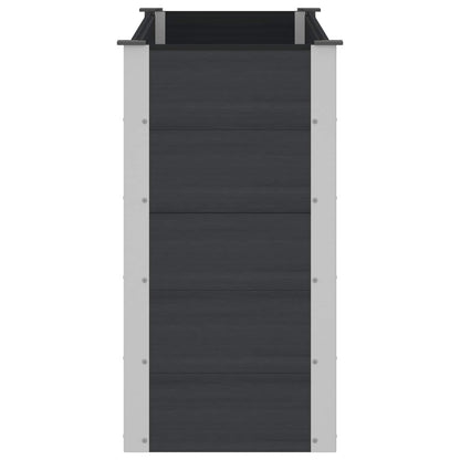 vidaXL Garden Raised Bed Black 150 x 50 x 91 cm
