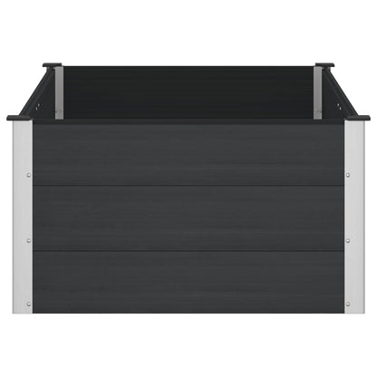 vidaXL Garden Raised Bed Black 150 x 100 x 54 cm