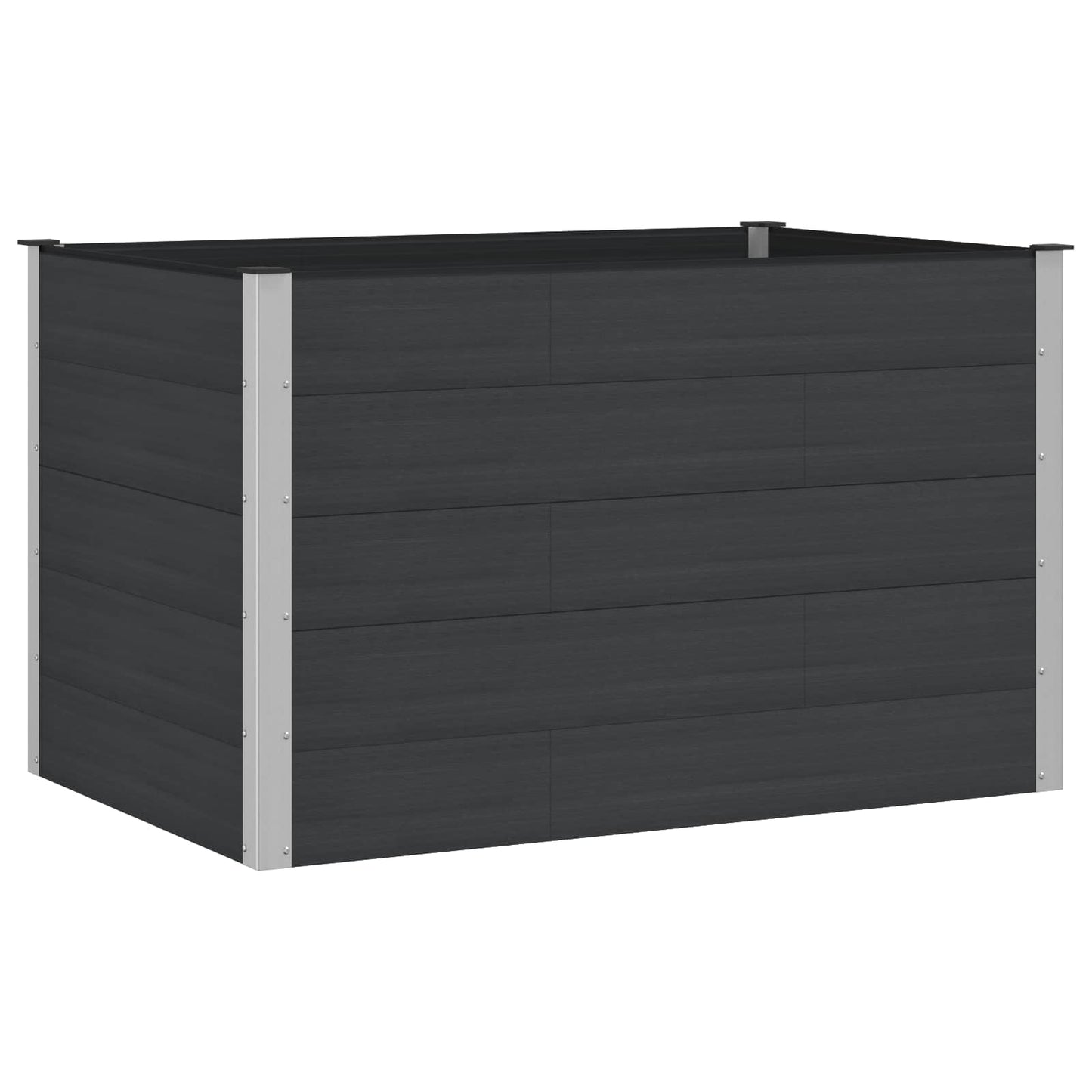 vidaXL Garden Raised Bed Black 150 x 100 x 91 cm