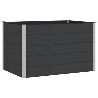 vidaXL Garden Raised Bed Black 150 x 100 x 91 cm