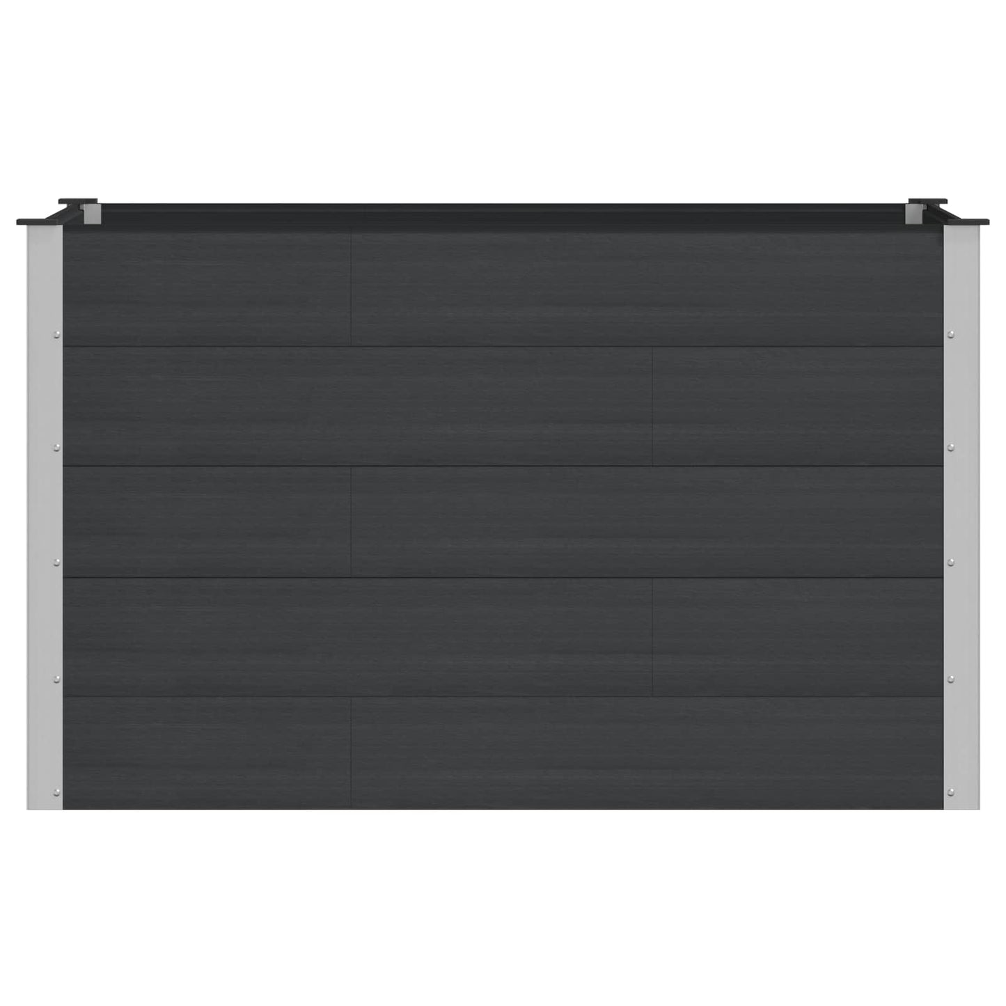 vidaXL Garden Raised Bed Black 150 x 100 x 91 cm