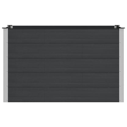vidaXL Garden Raised Bed Black 150 x 100 x 91 cm