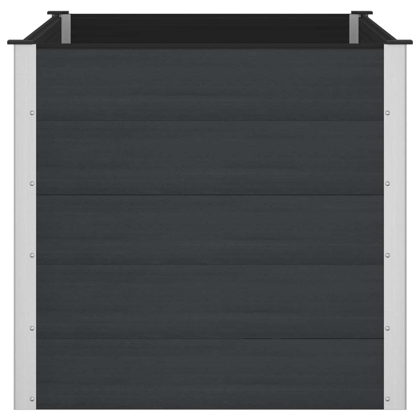 vidaXL Garden Raised Bed Black 150 x 100 x 91 cm