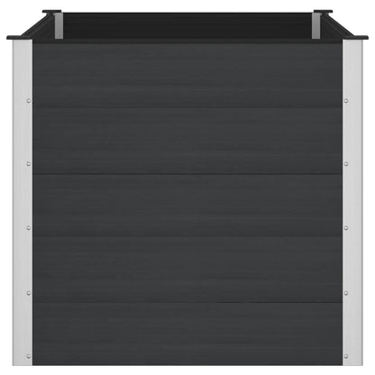 vidaXL Garden Raised Bed Black 150 x 100 x 91 cm