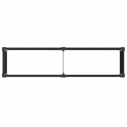 vidaXL Garden Raised Bed Black 200 x 50 x 54 cm