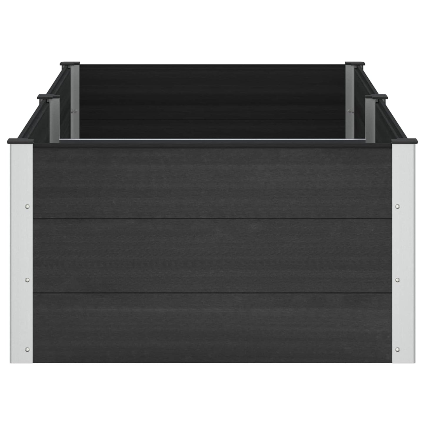 vidaXL Garden Raised Bed Black 200 x 100 x 54 cm