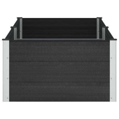 vidaXL Garden Raised Bed Black 200 x 100 x 54 cm