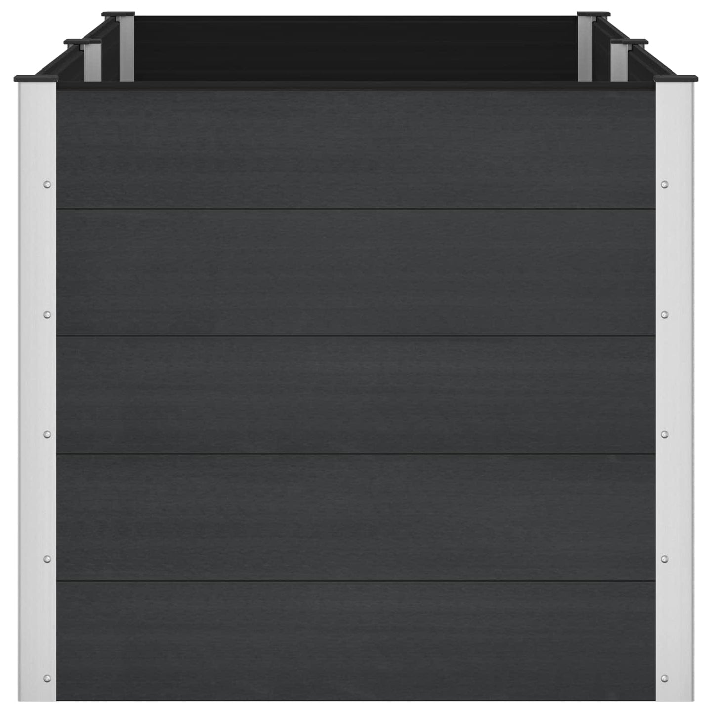 vidaXL Garden Raised Bed Black 200 x 100 x 91 cm