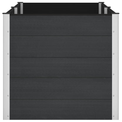 vidaXL Garden Raised Bed Black 200 x 100 x 91 cm