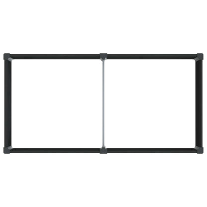 vidaXL Garden Raised Bed Black 200 x 100 x 91 cm