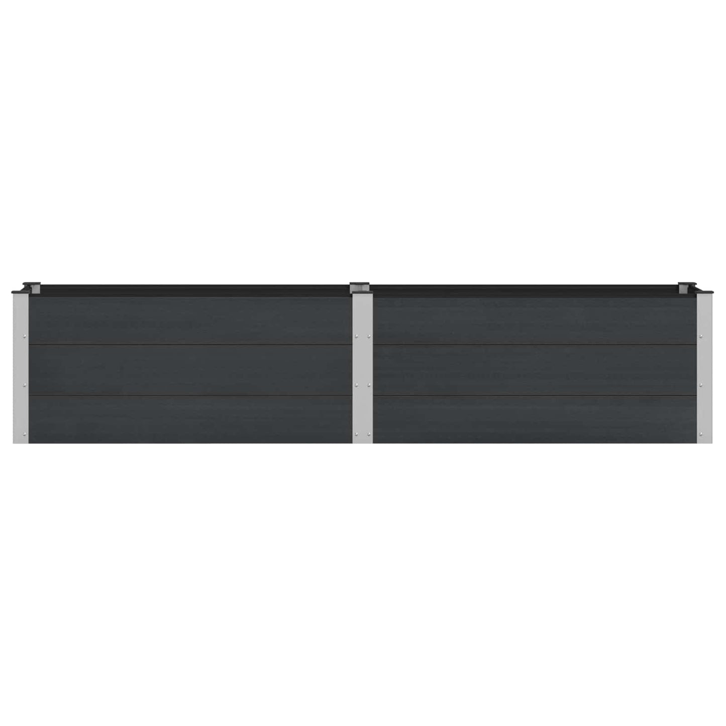 vidaXL Garden Raised Bed Black 250 x 50 x 54 cm