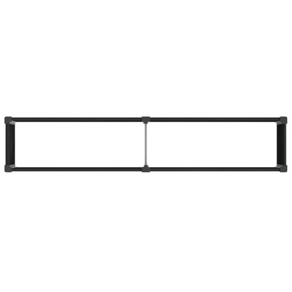 vidaXL Garden Raised Bed Black 250 x 50 x 91 cm