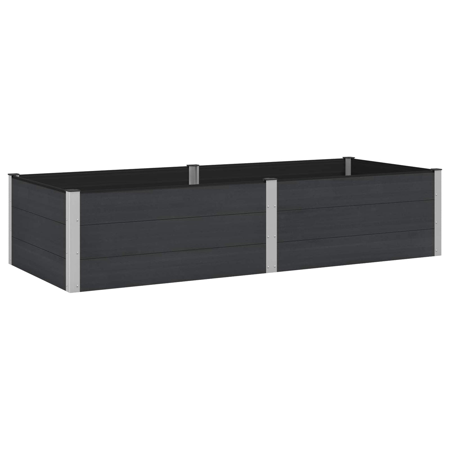 vidaXL Garden Raised Bed Black 250 x 100 x 54 cm