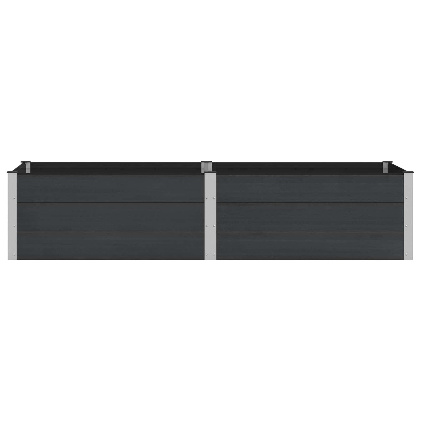 vidaXL Garden Raised Bed Black 250 x 100 x 54 cm