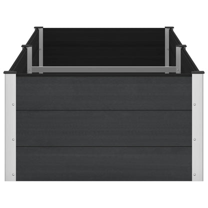 vidaXL Garden Raised Bed Black 250 x 100 x 54 cm