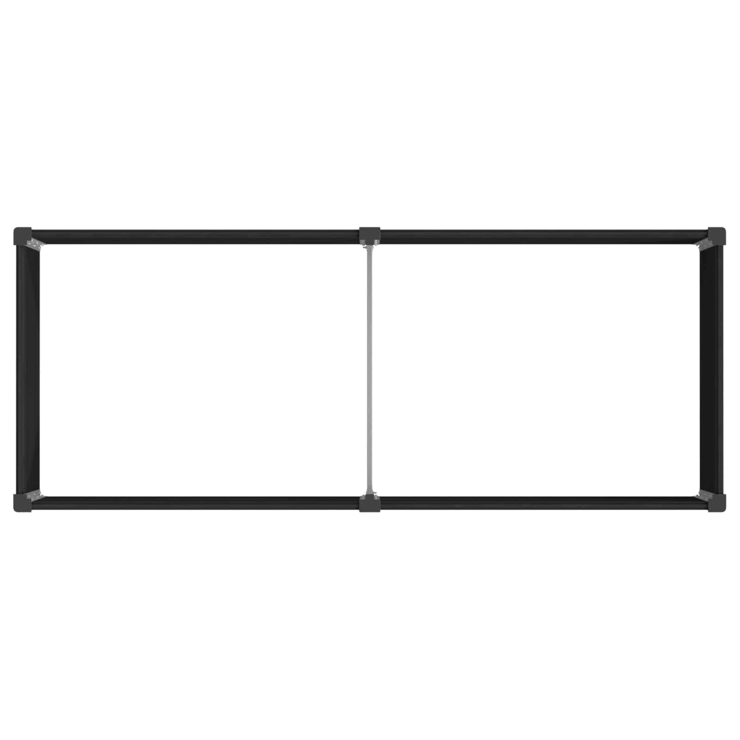 vidaXL Garden Raised Bed Black 250 x 100 x 54 cm