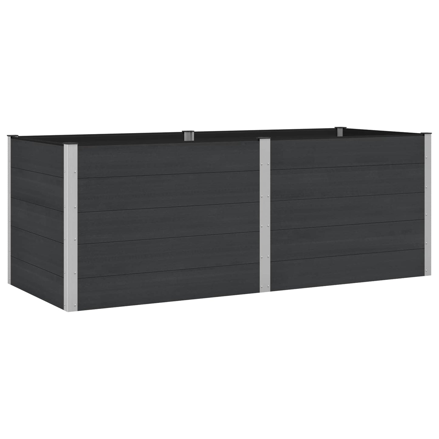 vidaXL Garden Raised Bed Black 250 x 100 x 91 cm