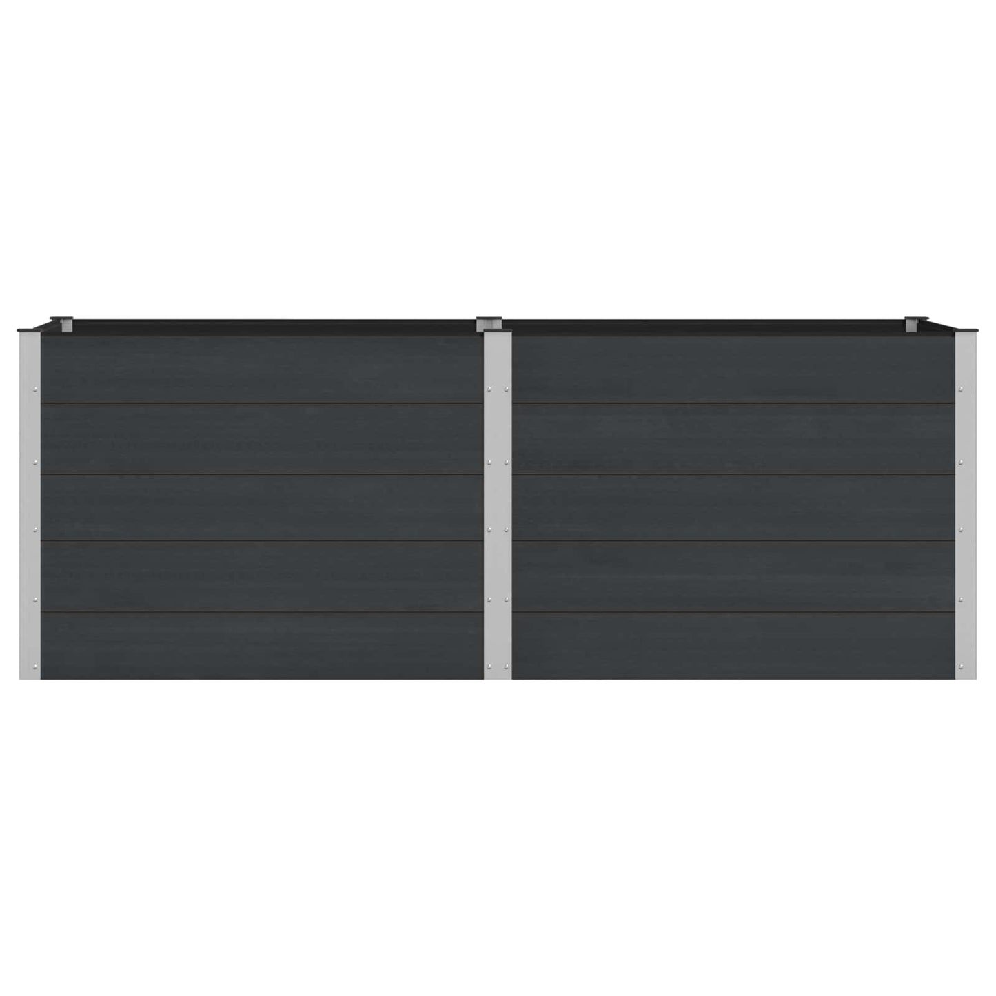vidaXL Garden Raised Bed Black 250 x 100 x 91 cm