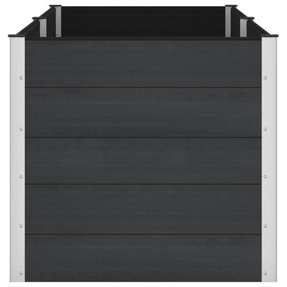 vidaXL Garden Raised Bed Black 250 x 100 x 91 cm