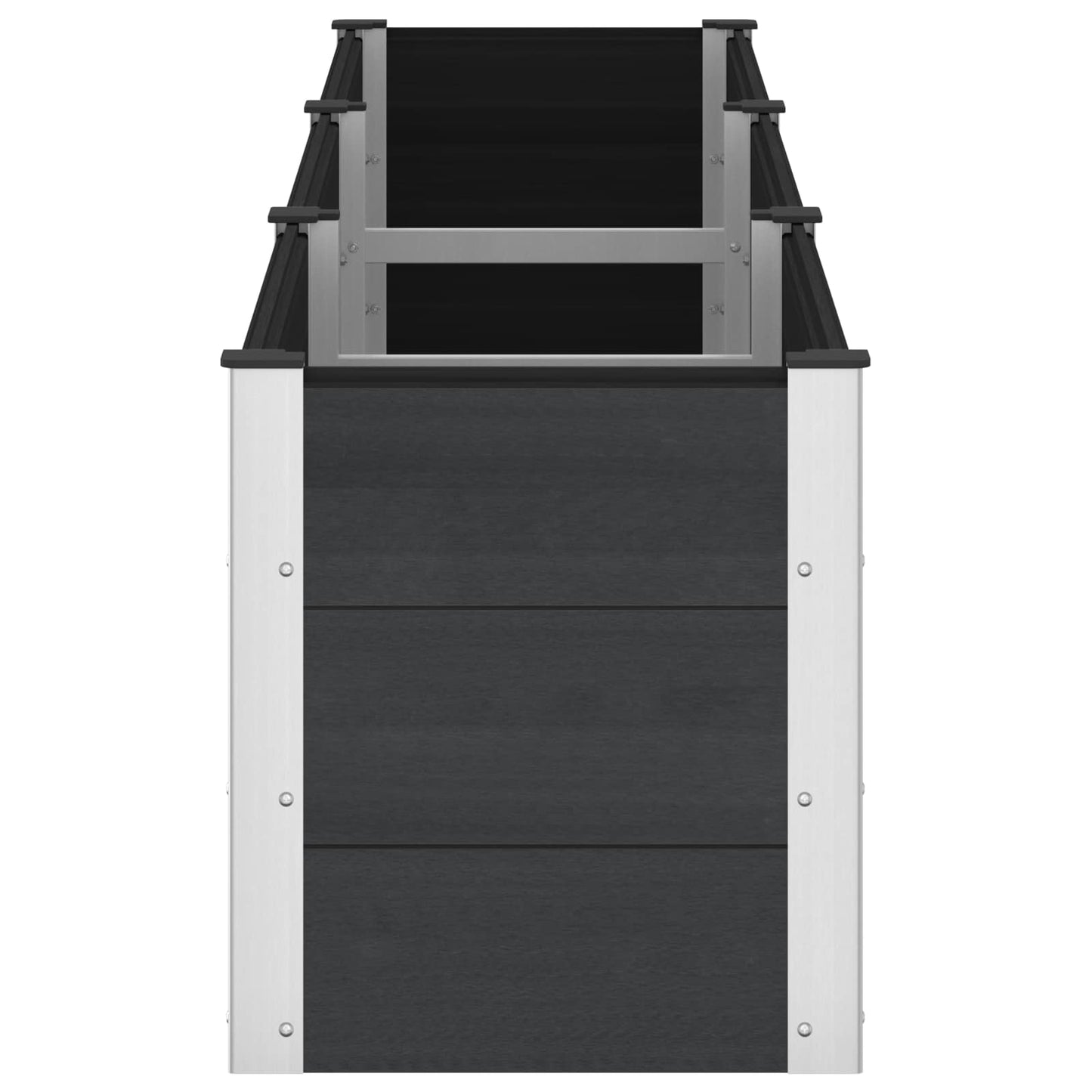 vidaXL Garden Raised Bed Black 300 x 50 x 54 cm