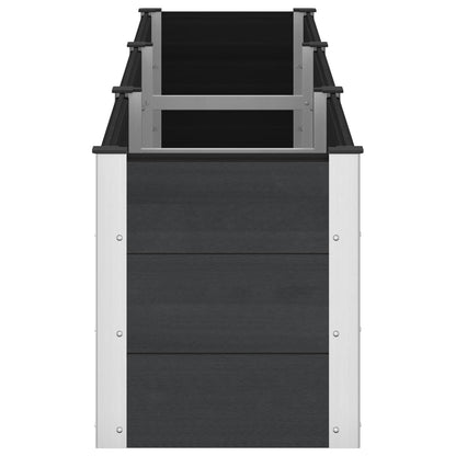 vidaXL Garden Raised Bed Black 300 x 50 x 54 cm