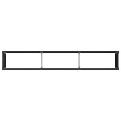vidaXL Garden Raised Bed Black 300 x 50 x 54 cm