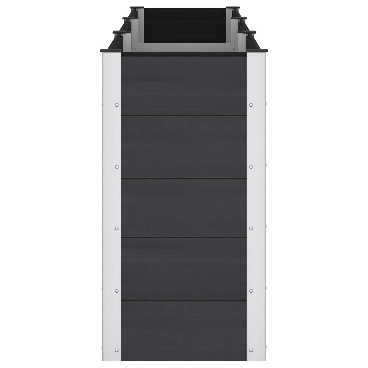 vidaXL Garden Raised Bed Black 300 x 50 x 91 cm
