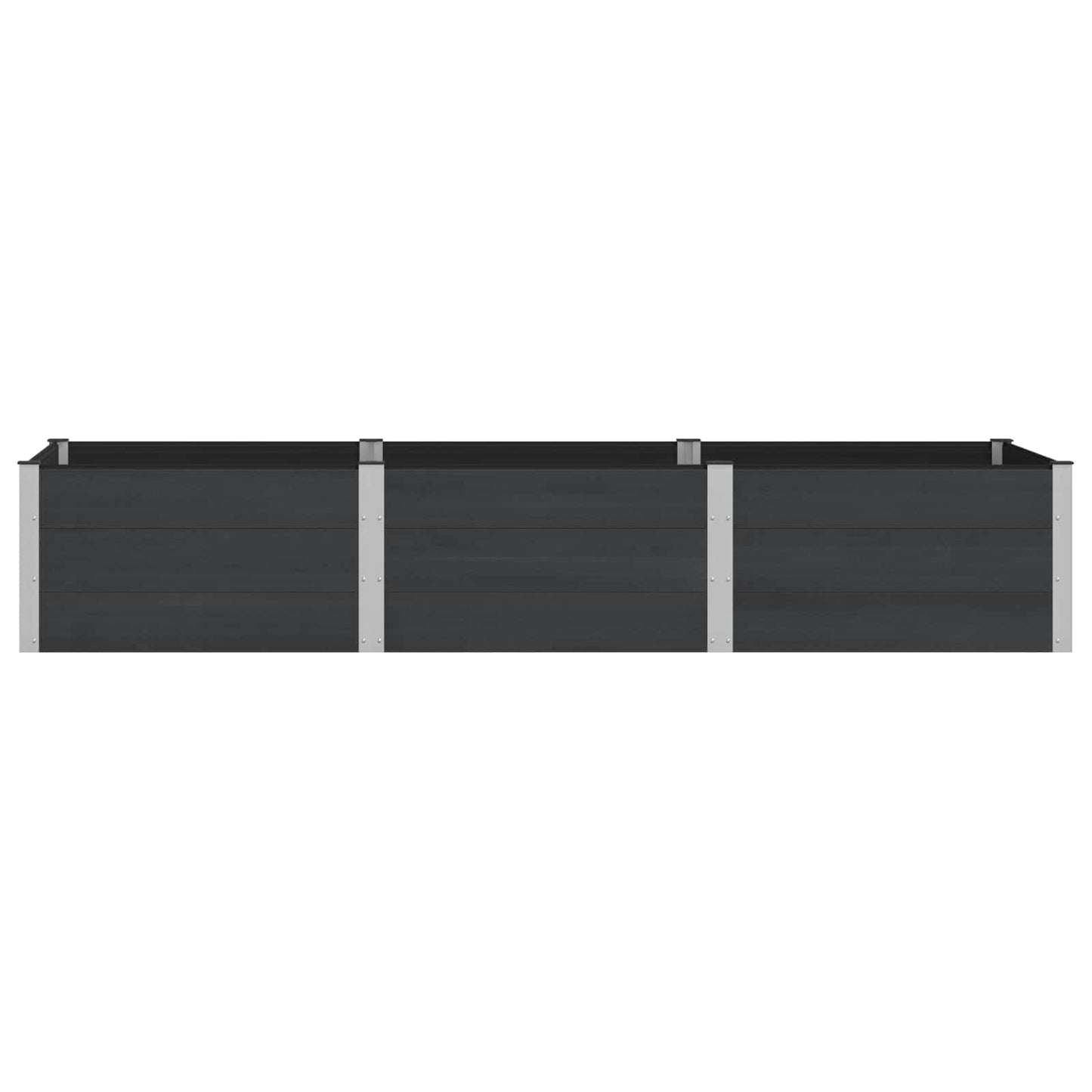 vidaXL Garden Raised Bed Black 300 x 100 x 54 cm