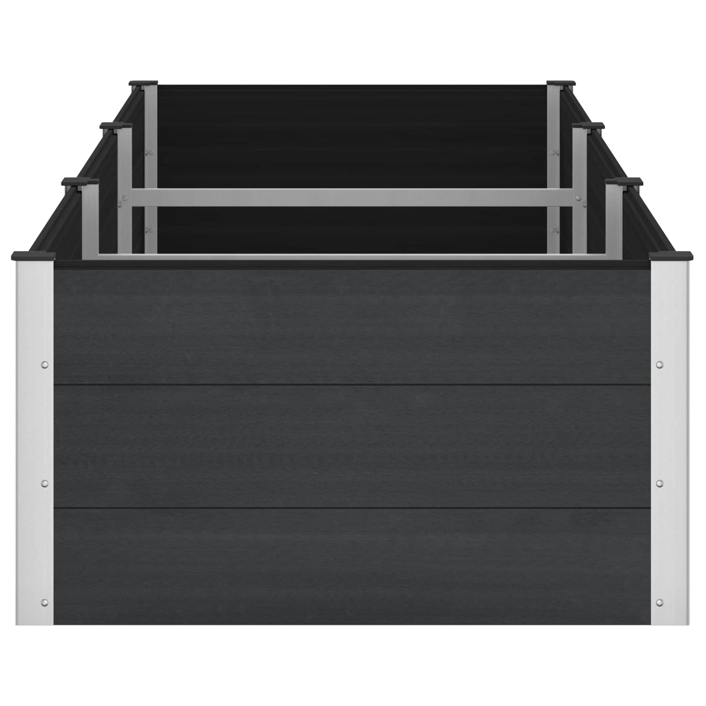 vidaXL Garden Raised Bed Black 300 x 100 x 54 cm