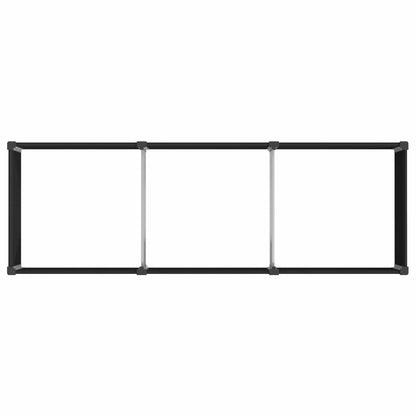 vidaXL Garden Raised Bed Black 300 x 100 x 54 cm