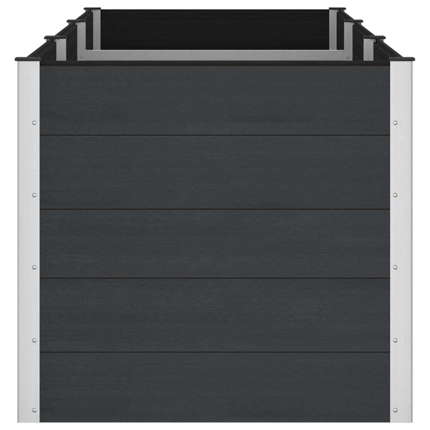 vidaXL Garden Raised Bed Black 300 x 100 x 91 cm